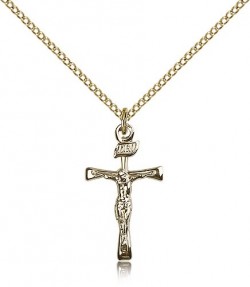 Maltese Crucifix Pendant, Gold Filled [BL5354]