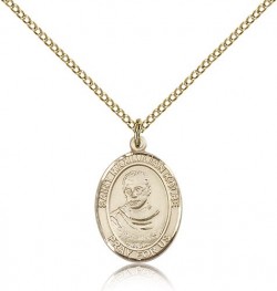 St. Maximilian Kolbe Medal, Gold Filled, Medium [BL2845]