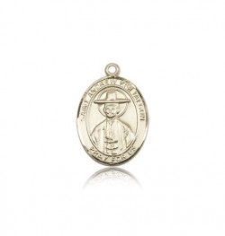 St. Andrew Kim Taegon Medal, 14 Karat Gold, Medium [BL0700]