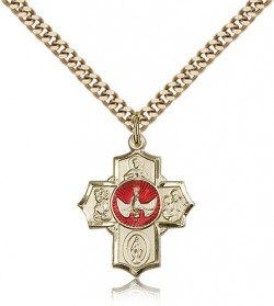 5 Way Cross Pendant, Gold Filled [BL5339]