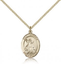 St. Bridget of Sweden Medal, Gold Filled, Medium [BL0970]