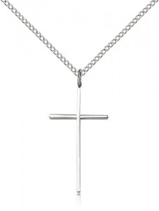 Cross Pendant, Sterling Silver [BL4006]