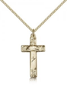 Cross Pendant, Gold Filled [BL6678]