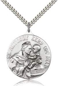 St. Anthony Medal, Sterling Silver [BL4238]