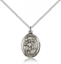 St. Vitus Medal, Sterling Silver, Medium [BL3902]