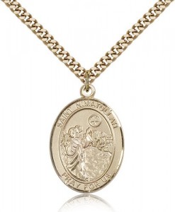St. Nimatullah Medal, Gold Filled, Large [BL2961]