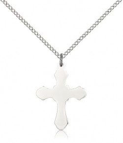 Cross Pendant, Sterling Silver [BL6744]