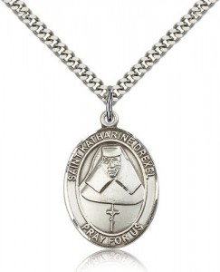 St. Katharine Drexel Medal, Sterling Silver, Large [BL2535]