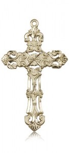 Cross Pendant, 14 Karat Gold [BL4713]