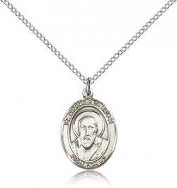 St. Francis De Sales Medal, Sterling Silver, Medium [BL1823]