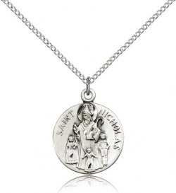 St. Nicholas Medal, Sterling Silver [BL6137]