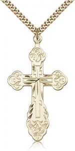 Cross Pendant, Gold Filled [BL4354]