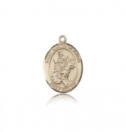 St. Martin of Tours Medal, 14 Karat Gold, Medium [BL2787]