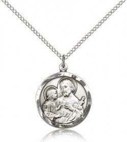St. Joseph Medal, Sterling Silver [BL5888]