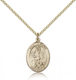 St. Lazarus Medal, Gold Filled, Medium [BL2587]