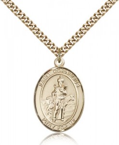 St. Cornelius Medal, Gold Filled, Large [BL1550]