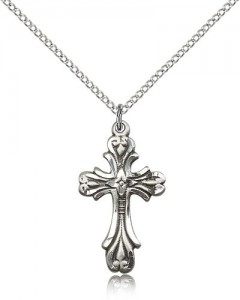 Cross Pendant, Sterling Silver [BL6291]