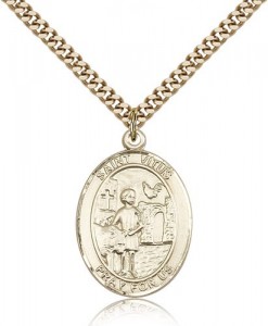 St. Vitus Medal, Gold Filled, Large [BL3898]