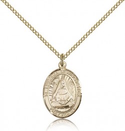 St. Edburga of Winchester Medal, Gold Filled, Medium [BL1650]