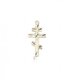 Cross Pendant, 14 Karat Gold [BL4319]