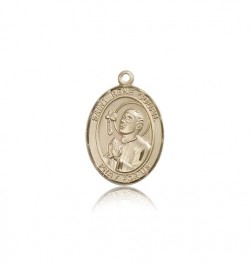 St. Rene Goupil Medal, 14 Karat Gold, Medium [BL3223]