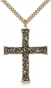 Cross Pendant, Gold Filled [BL6714]