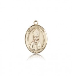 St. Anselm of Canterbury Medal, 14 Karat Gold, Medium [BL0745]