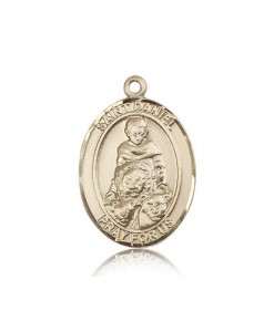 St. Daniel Medal, 14 Karat Gold, Large [BL1556]