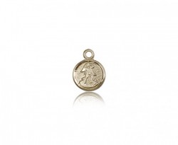 Guardian Angel Medal, 14 Karat Gold [BL5413]