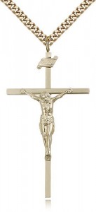 Crucifix Pendant, Gold Filled [BL4043]