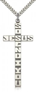 Cross Pendant, Sterling Silver [BL6605]