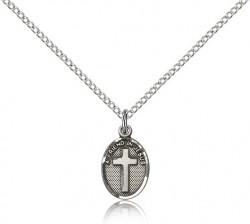 Friend In Jesus Cross Pendant, Sterling Silver [BL5101]