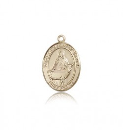 St. Catherine of Sweden Medal, 14 Karat Gold, Medium [BL1055]