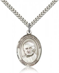 St. Arnold Janssen Medal, Sterling Silver, Large [BL0786]