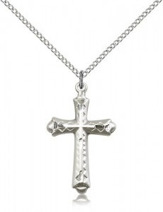 Cross Pendant, Sterling Silver [BL6674]