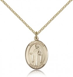 St. Justin Medal, Gold Filled, Medium [BL2506]