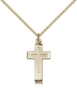 Cross Pendant, Gold Filled [BL5202]