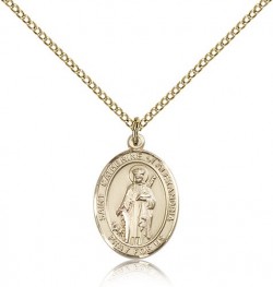 St. Catherine of Alexandria Medal, Gold Filled, Medium [BL1031]