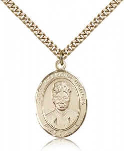 St. Josephine Bakhita Medal, Gold Filled, Large [BL2442]