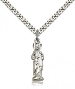 Sacred Heart Medal, Sterling Silver [BL6629]