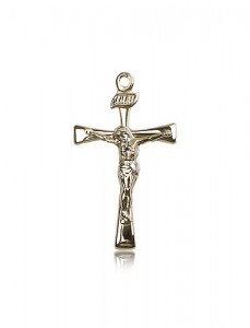 Maltese Crucifix Pendant, 14 Karat Gold [BL5358]