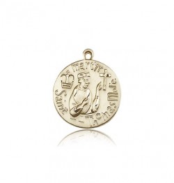 St. Thomas More Medal, 14 Karat Gold [BL5061]
