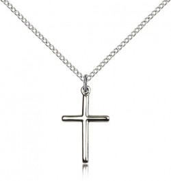 Cross Pendant, Sterling Silver [BL4027]