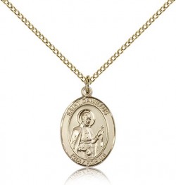 St. Camillus of Lellis Medal, Gold Filled, Medium [BL0998]