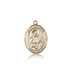 St. Camillus of Lellis Medal, 14 Karat Gold, Medium [BL0995]