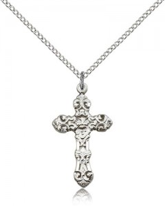 Cross Pendant, Sterling Silver [BL6656]