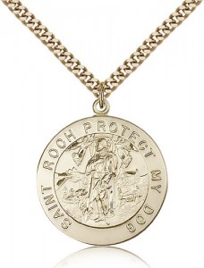 St. Roch Medal, Gold Filled [BL6207]