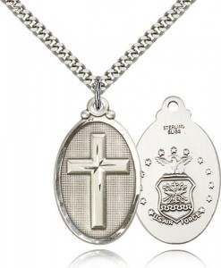 Air Force Cross Pendant, Sterling Silver [BL5978]