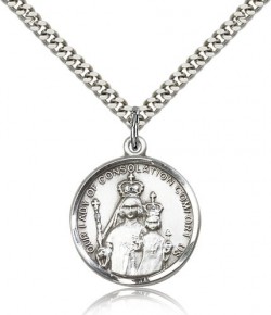 Our Lady of Consolation Medal, Sterling Silver [BL4063]