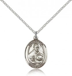 St. Albert the Great Medal, Sterling Silver, Medium [BL0625]
